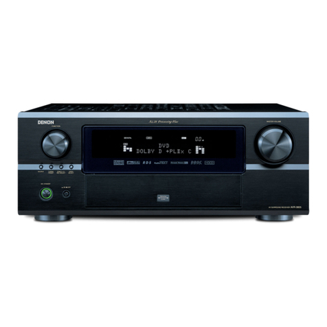 Denon AVR-3805 User manual
