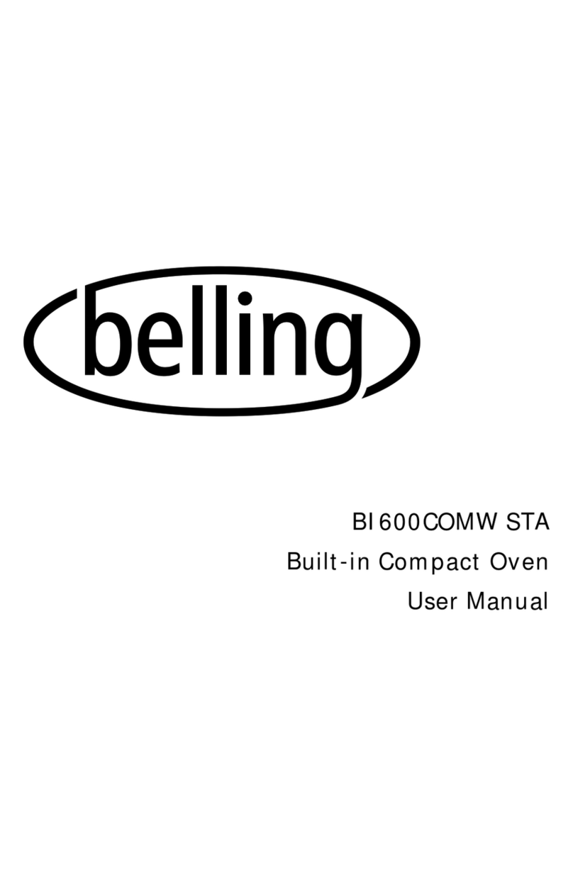 Belling BI600COMW STA User manual Belling BI600COMW STA User manual