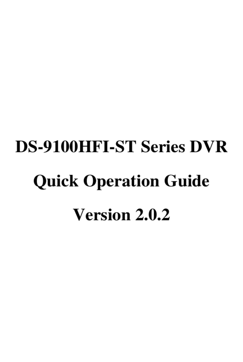 HIK VISION DS-9100HFI-ST User guide