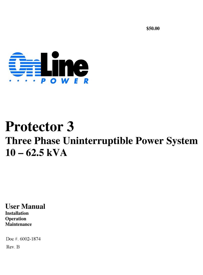 Online Power Protector 3 User manual