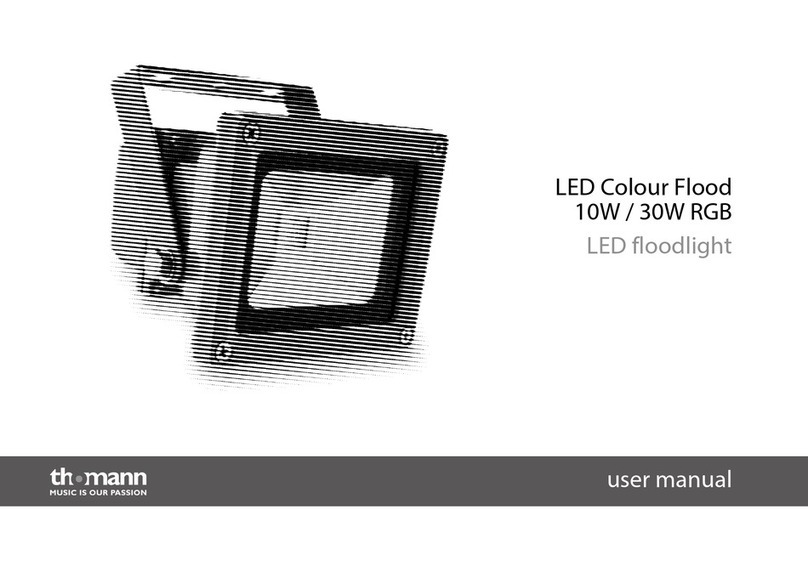 thomann LED Colour Flood 10W RGB user manual
