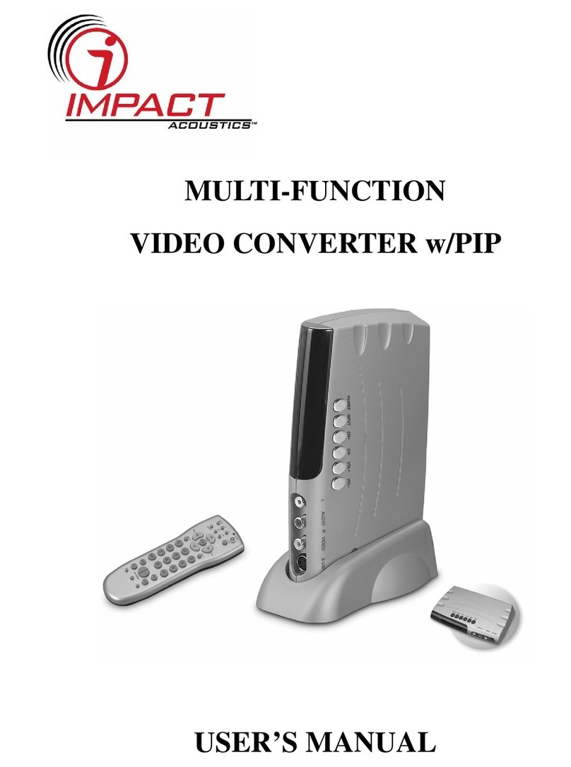 Impact Acoustics Rapidrun 184-260 user manual
