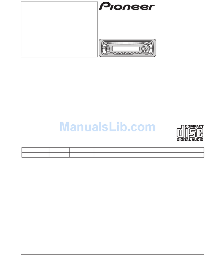 Pioneer DEH-3130R User manual