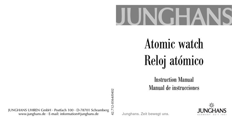 Junghans Atomic watch User manual