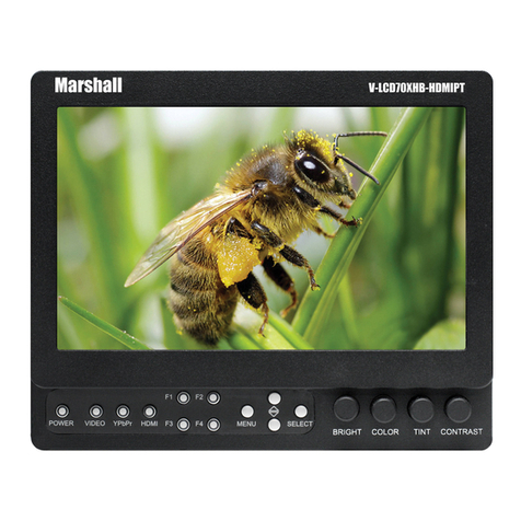 Marshall Electronics V-LCD70XHB-HDA User manual