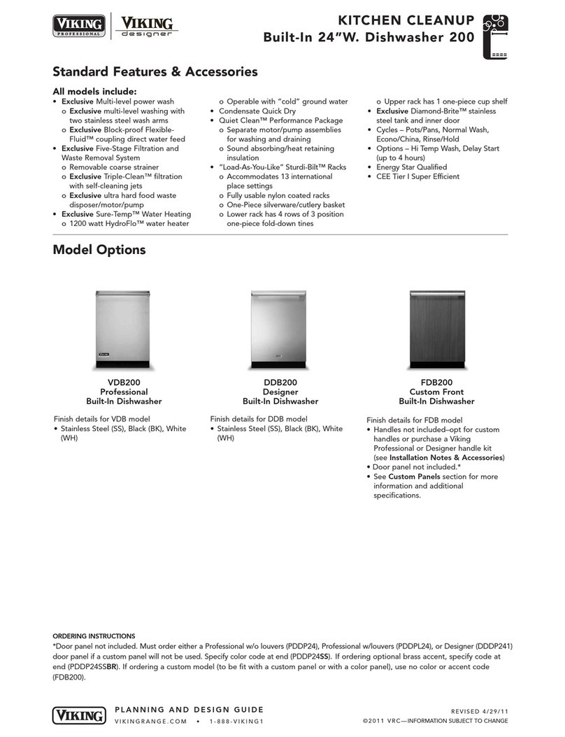 Viking Range VDB200 Kitchen cleanup