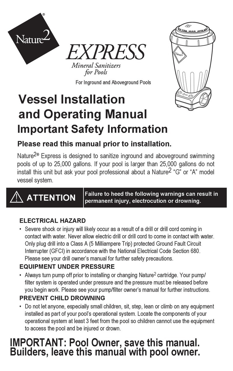 Zodiac Pool Systems Nature2 Express User manual Zodiac Pool Systems Nature2 Express User manual