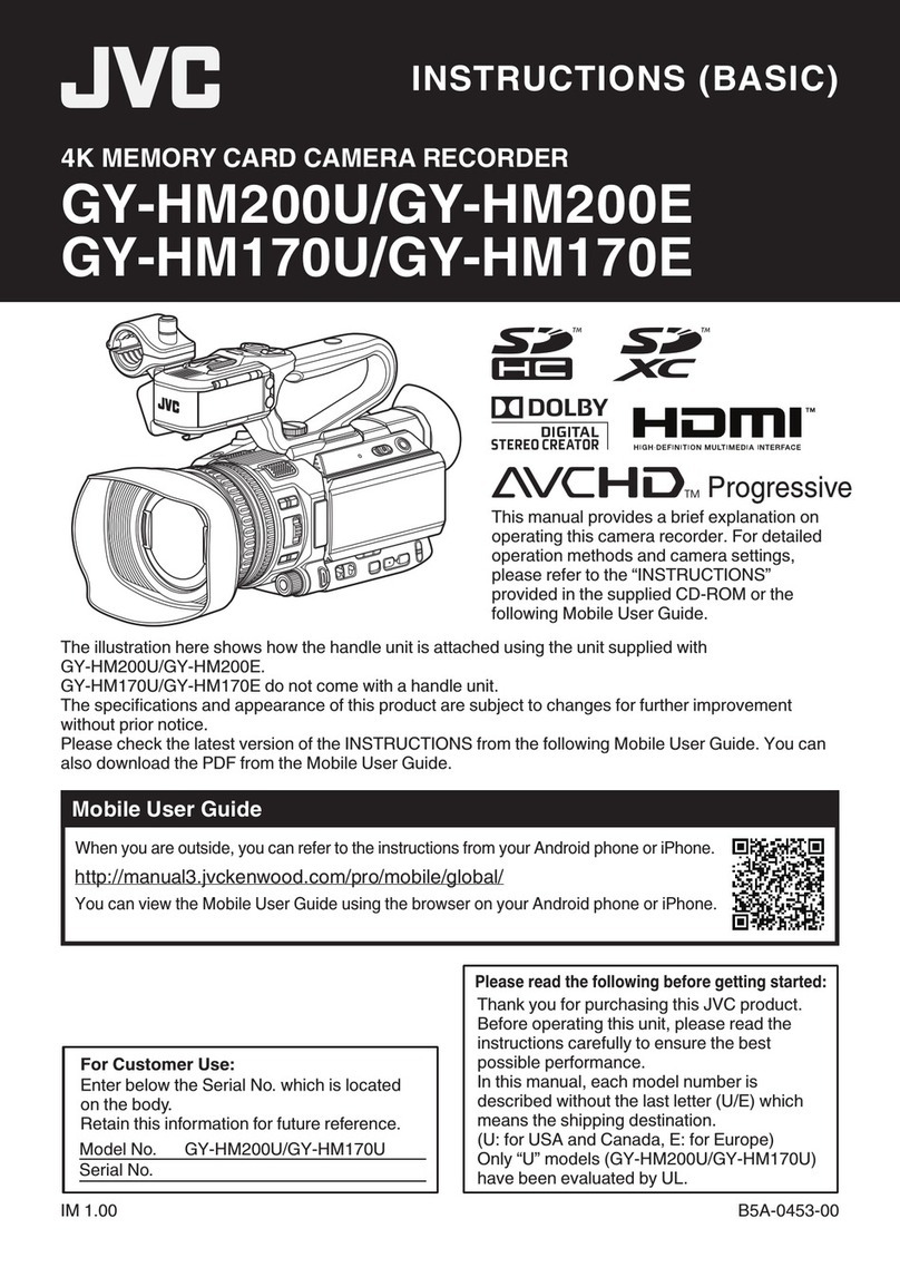 JVC GY-HM200U User manual