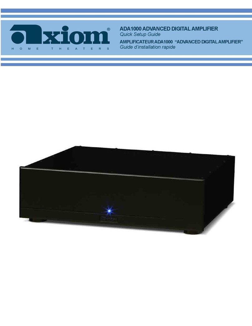 Axion ADA1000 Quick setup guide