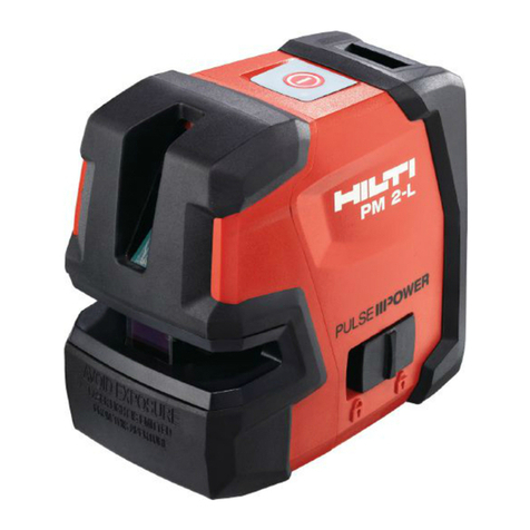 Hilti PM 2-L operating instructions