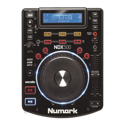 Numark NDX500 User manual