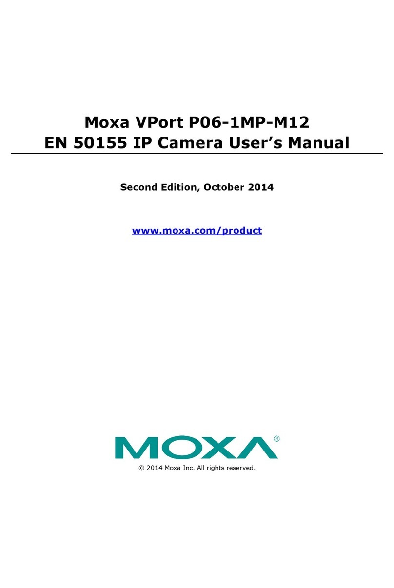 Moxa Technologies VPORT P06-1MP-M12 User manual Moxa Technologies VPORT P06-1MP-M12 User manual