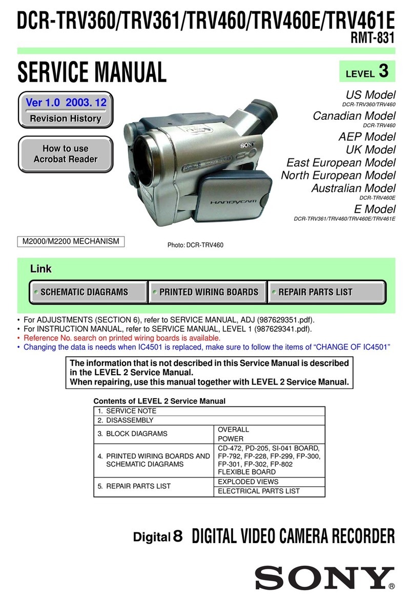 Sony DCR-TRV360 - Digital Video Camera Recorder User manual