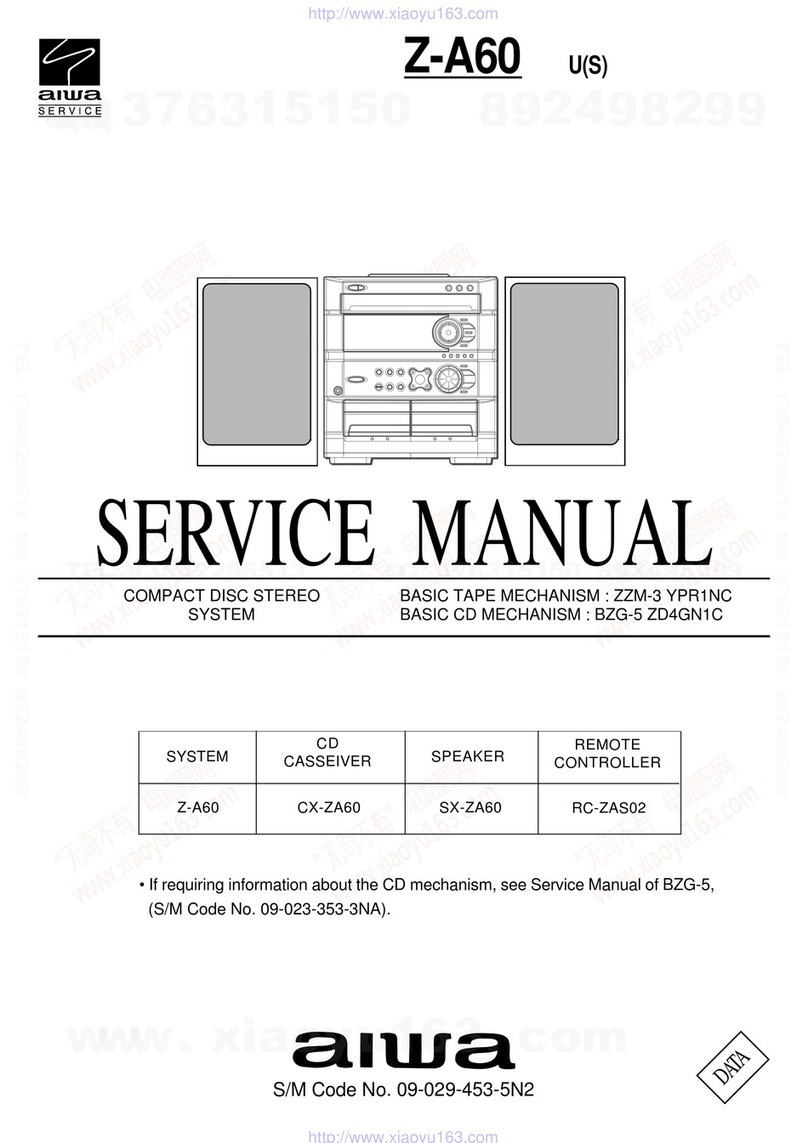 Aiwa Z-A60 User manual
