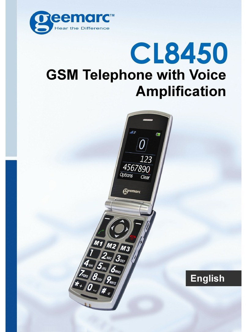 Geemarc CL8450 user guide