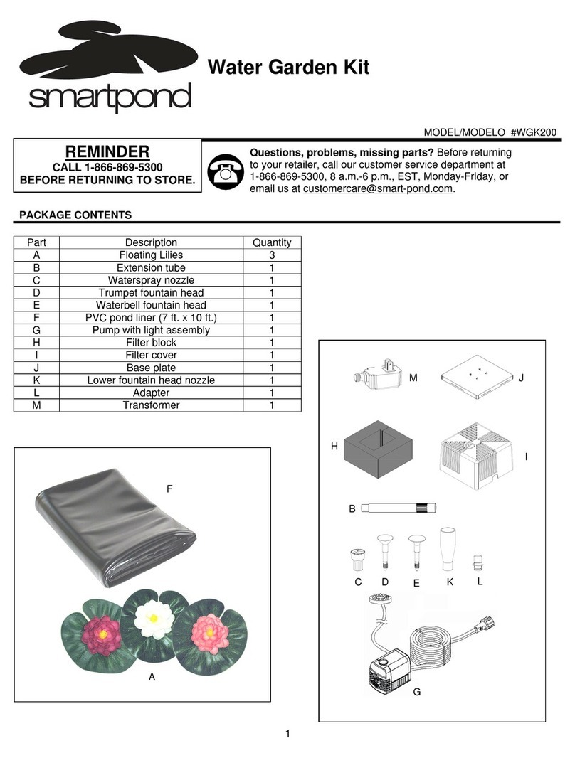 Smartpond WGK200 User manual