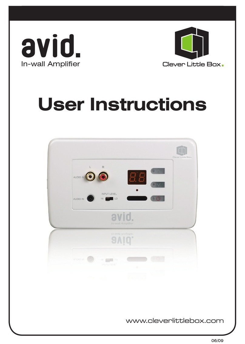 Clever Little Box Avid User manual