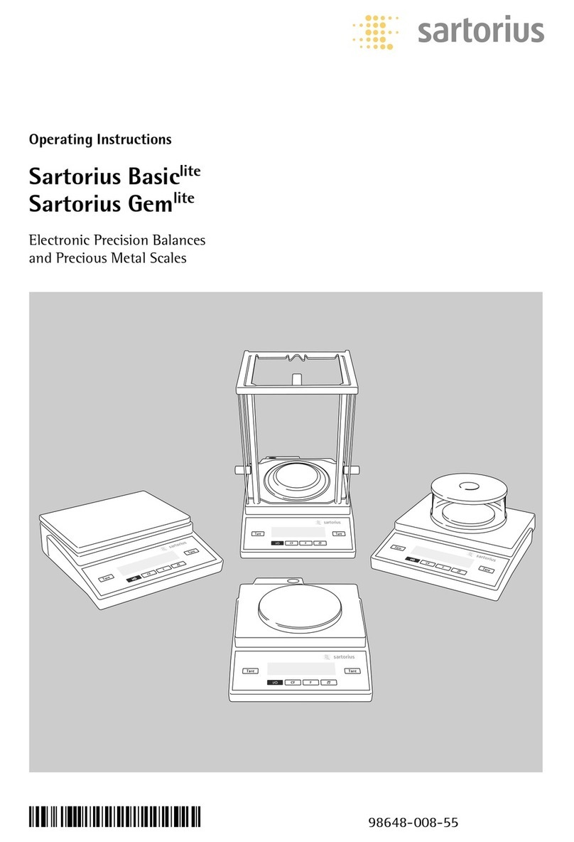 Sartorius Basic lite User manual