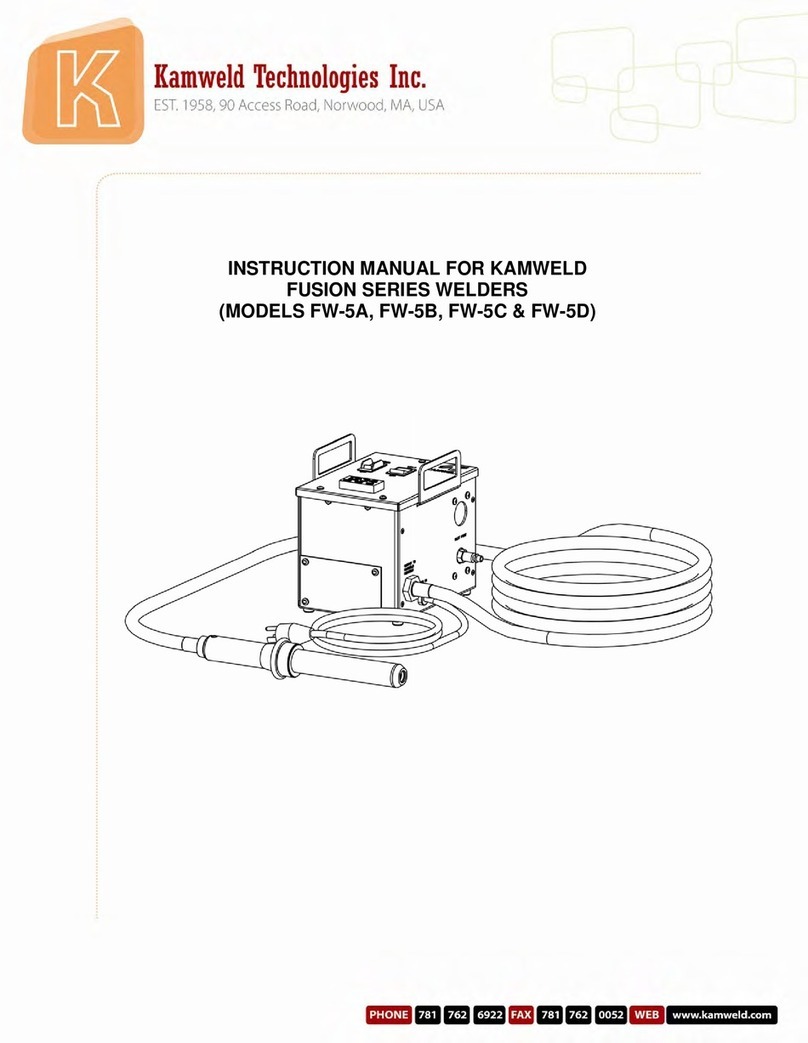 KAMWELD FUSION FW-5A instruction manual KAMWELD FUSION FW-5A instruction manual