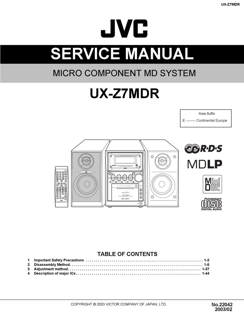 JVC UX-Z7MDR Service manual