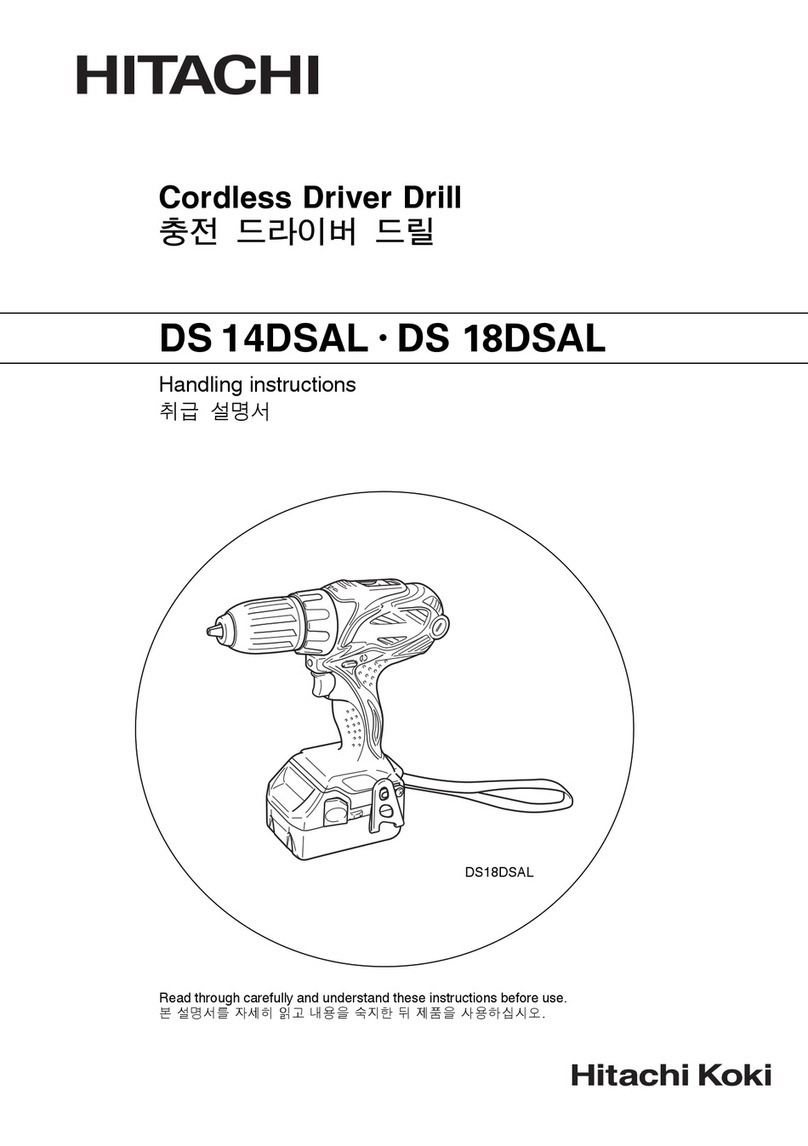 Hitachi DS 18DSAL User manual