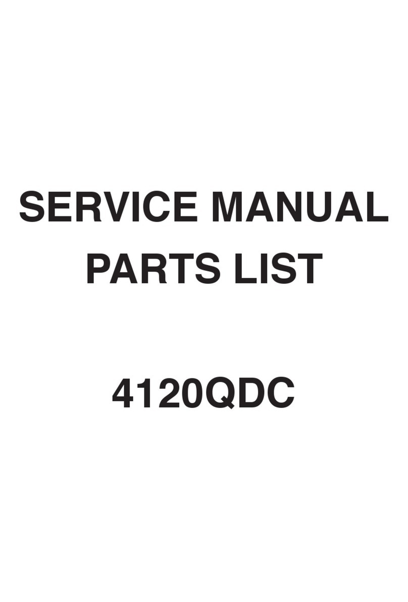 Janome 4120QDC Service manual and parts list