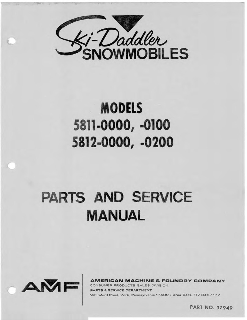 Ski-Daddler 5811-0000 Service manual