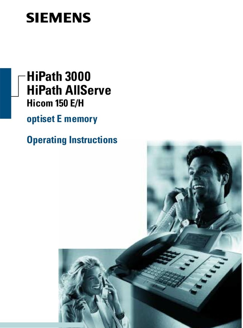 Siemens HiPath AllServe User manual