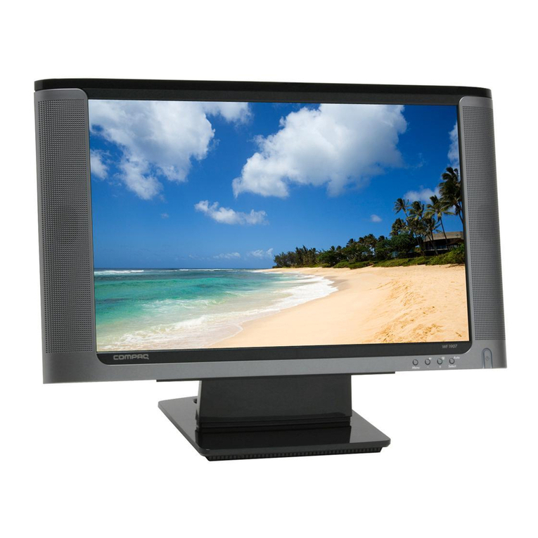 HP WF1907 - Compaq 19" LCD Monitor User manual