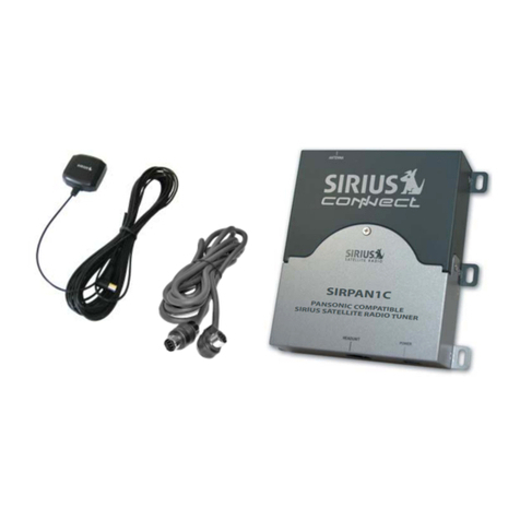 Sirius Satellite Radio SIRPAN1C installation guide