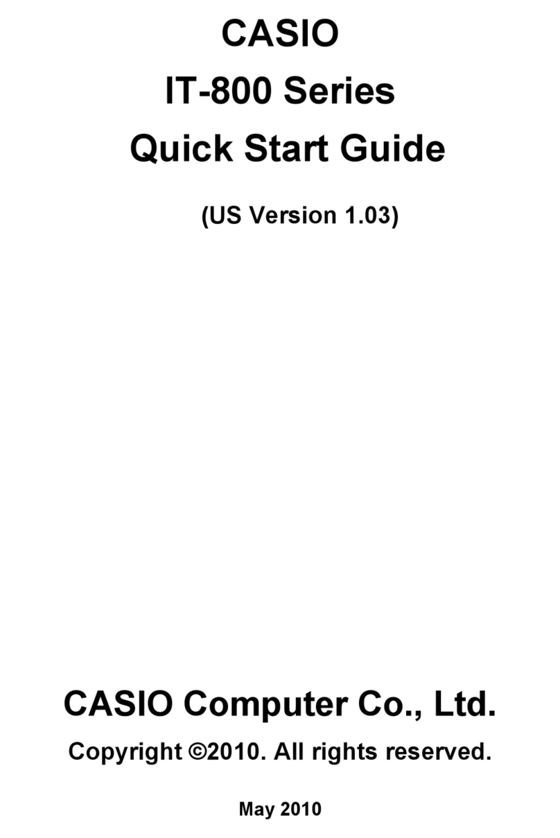 Casio IT-800 Series User manual