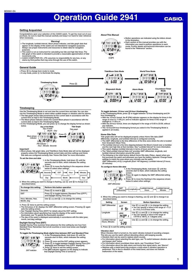 Casio 2941 User manual