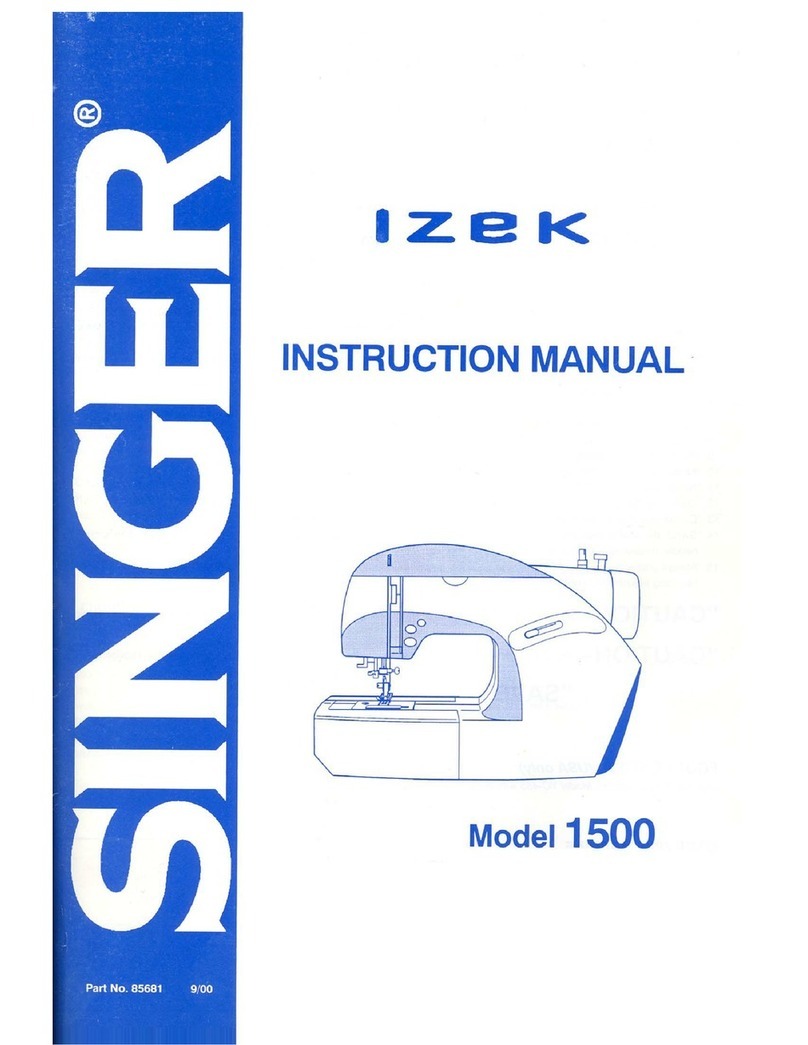 Singer IZEK 1500 instruction manual