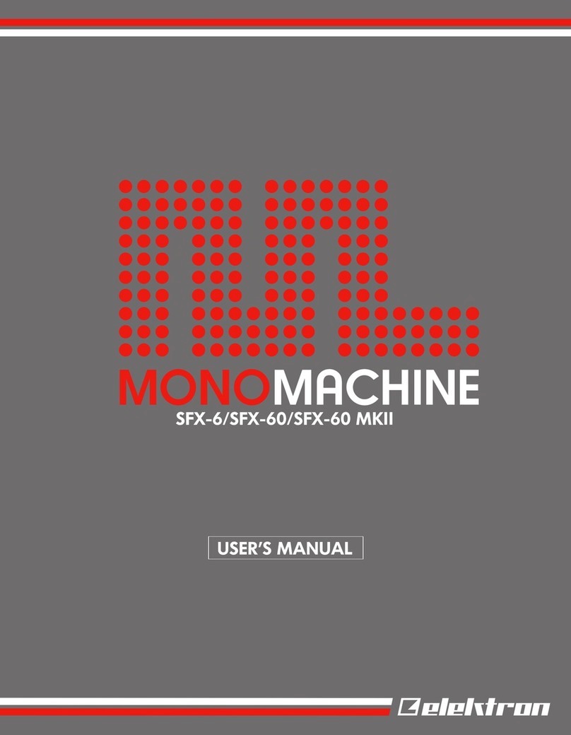 Mono Machines SFX-6 user manual