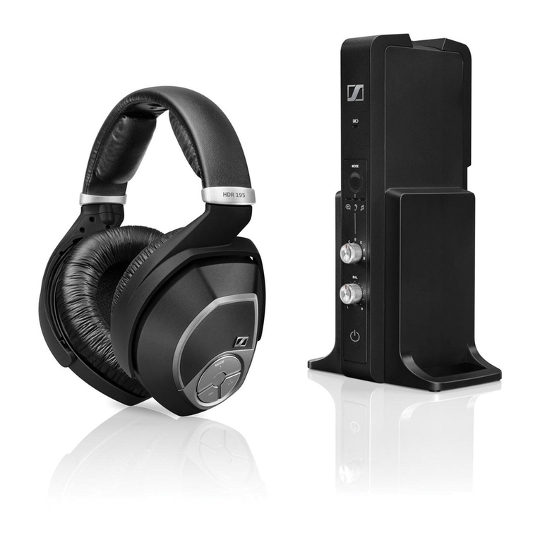Sennheiser RS195 User manual