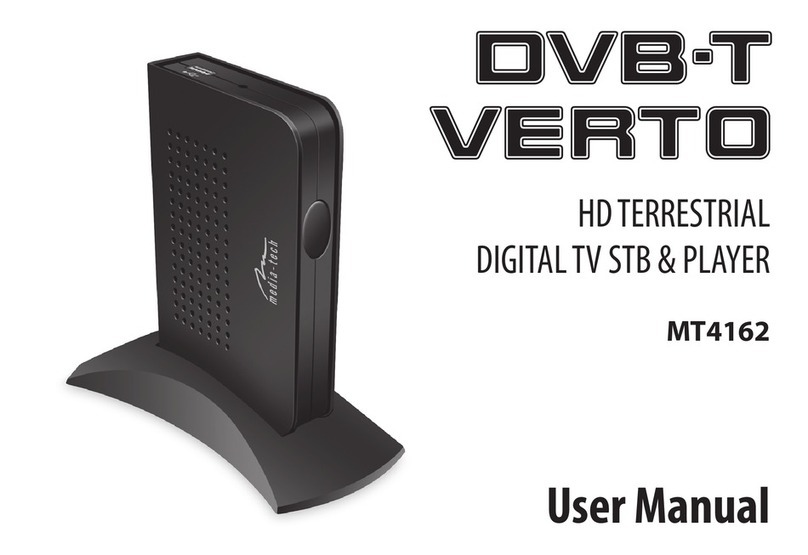 MediaTech DVB-T VERTO MT4162 User manual