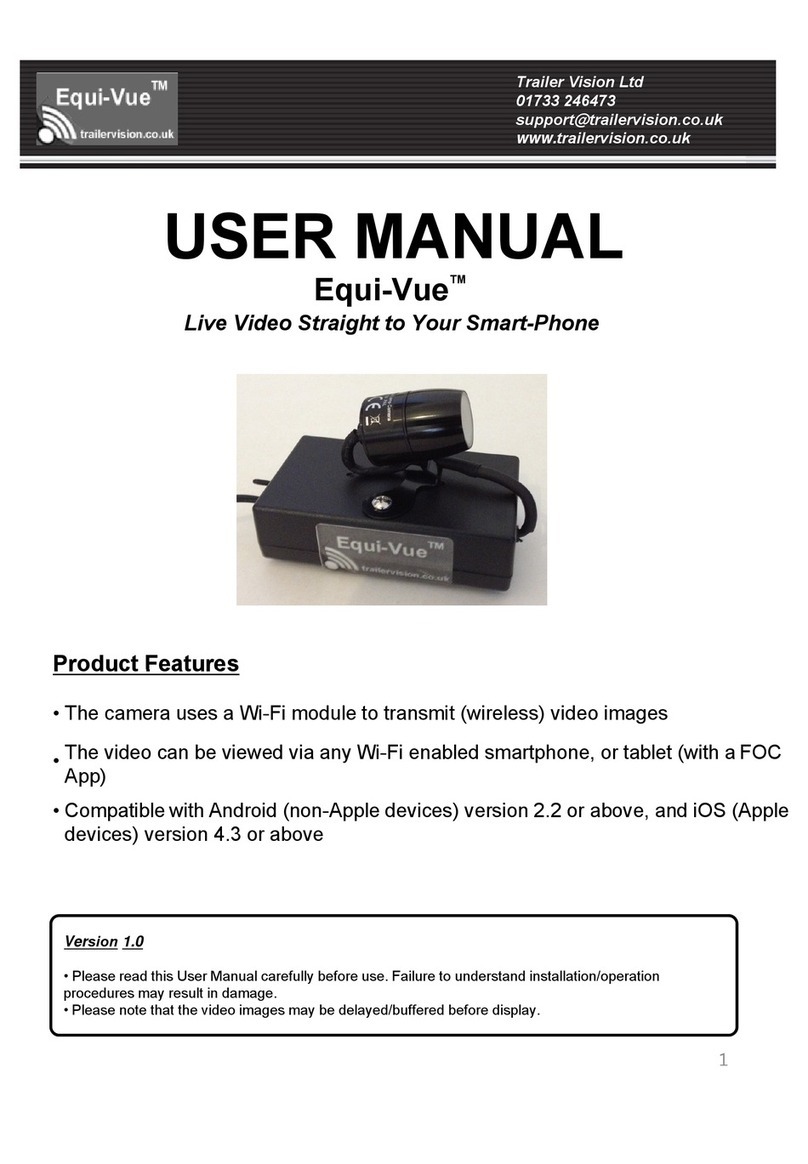 Trailer Vision Equi-Vue user manual