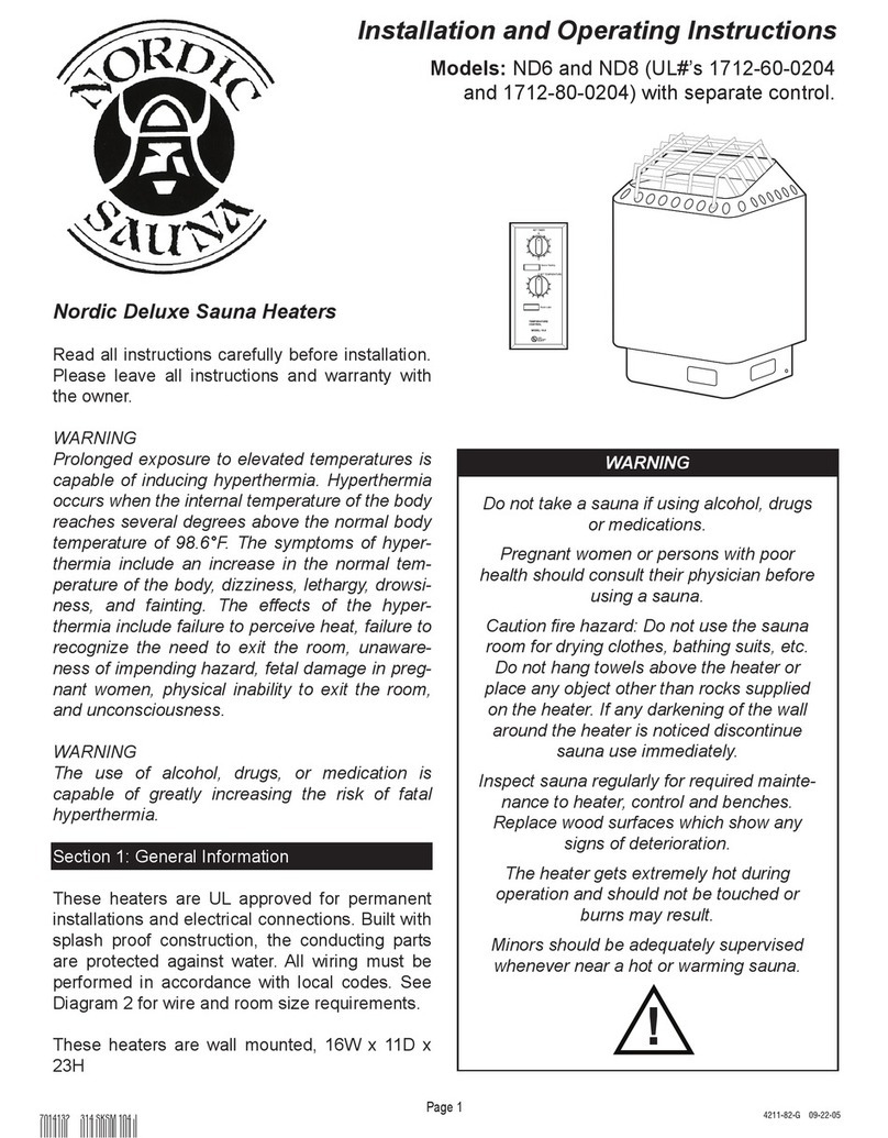 Nordic ND6 Installation and operating instructions