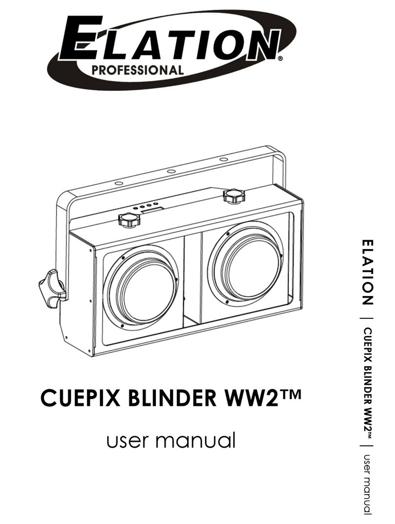 Elation CUEPIX BLINDER WW2 user manual Elation CUEPIX BLINDER WW2 user manual