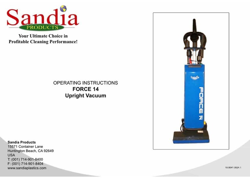 Sandia Plastics Force 14 operating instructions