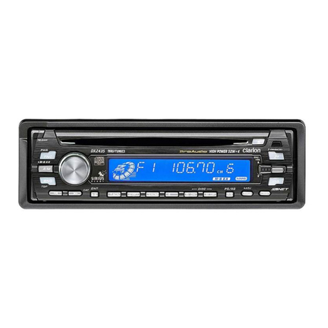 Clarion ProAudio DXZ435  DXZ435 DXZ435 User manual