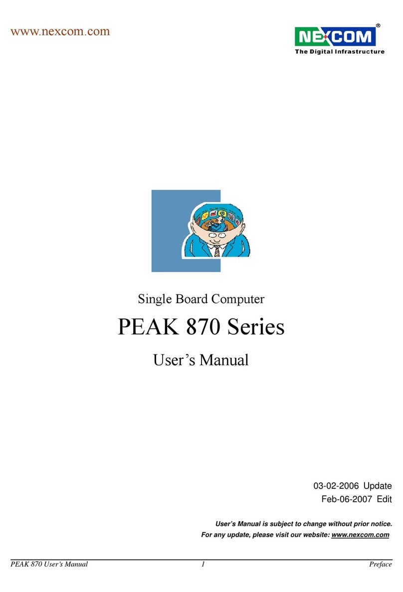 Nexcom Peak 870VL2 user manual