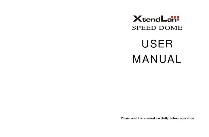 XtendLan Speed Dome User manual