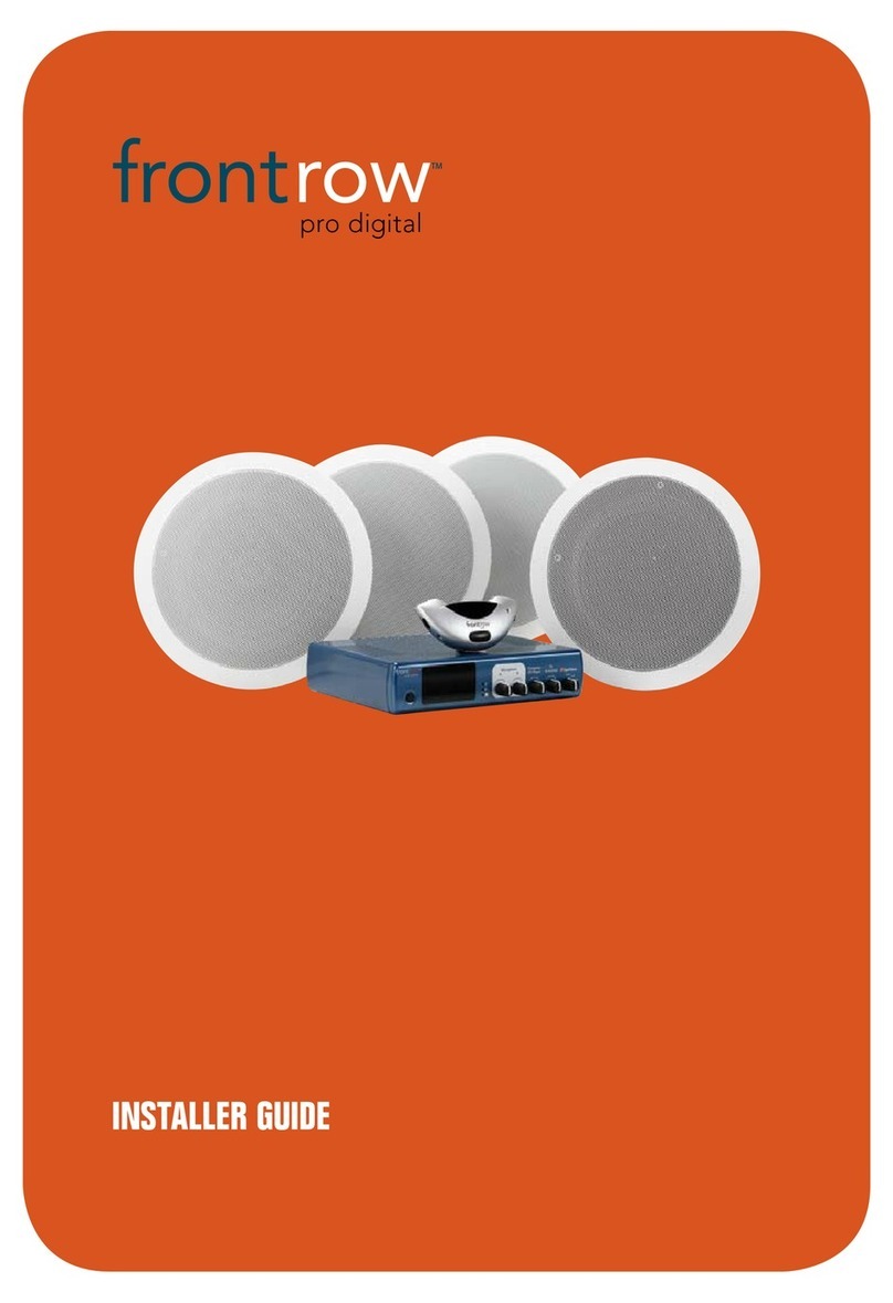 FrontRow Pro Digital Installer's guide