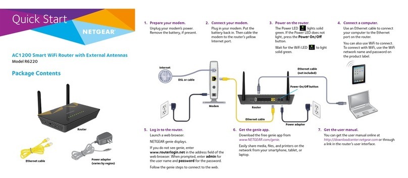 NETGEAR R6220 User manual