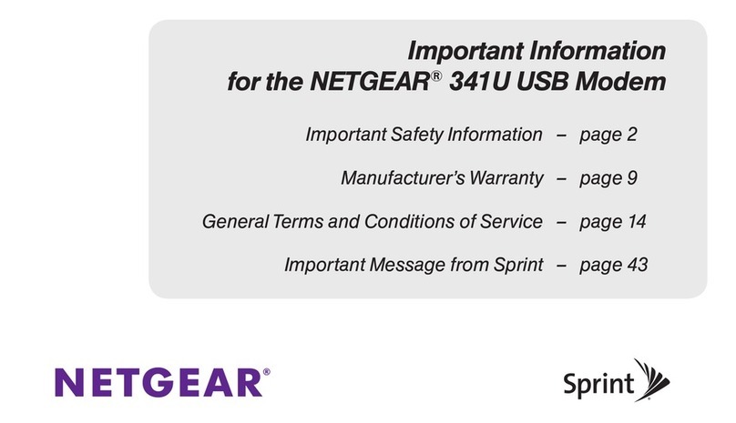 NETGEAR 341U Operating manual