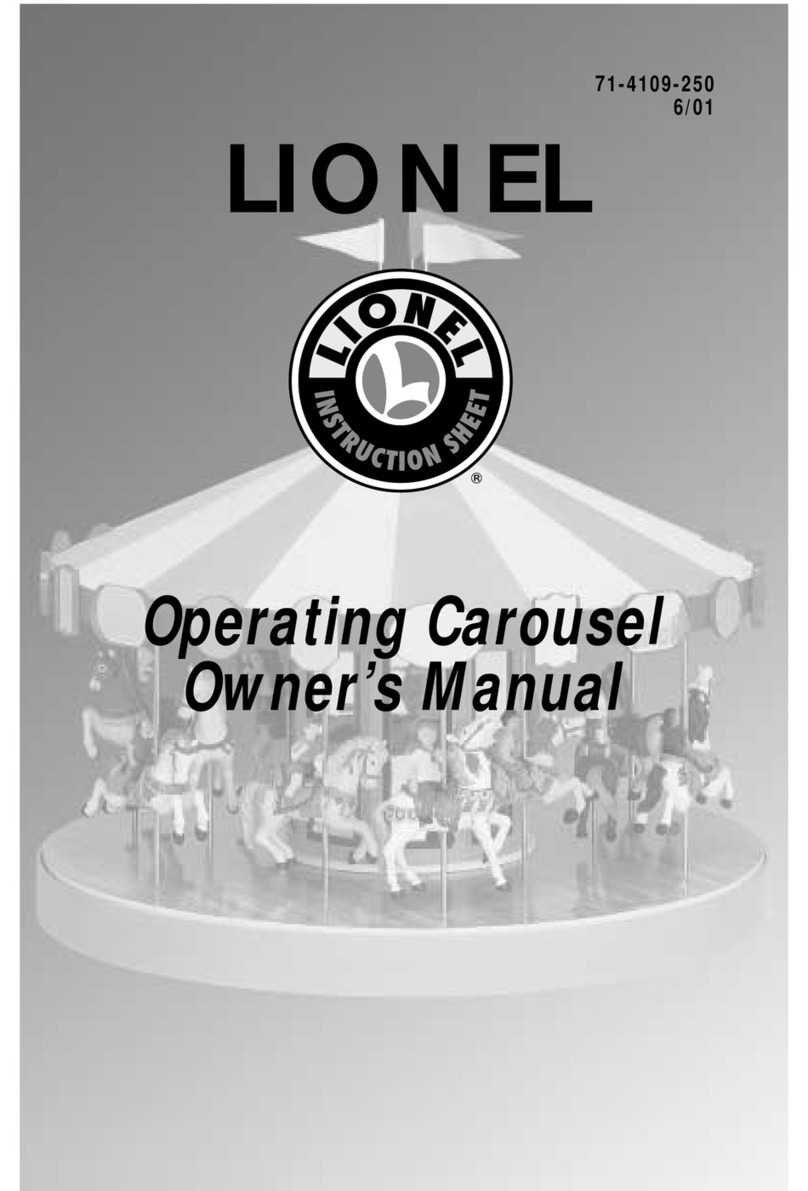 Lionel Operating Carousel owner's manual