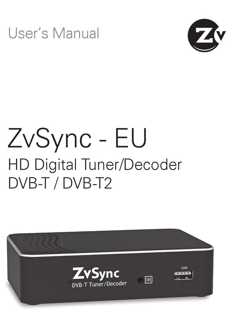ZeeVee ZvSync DVB-T User manual