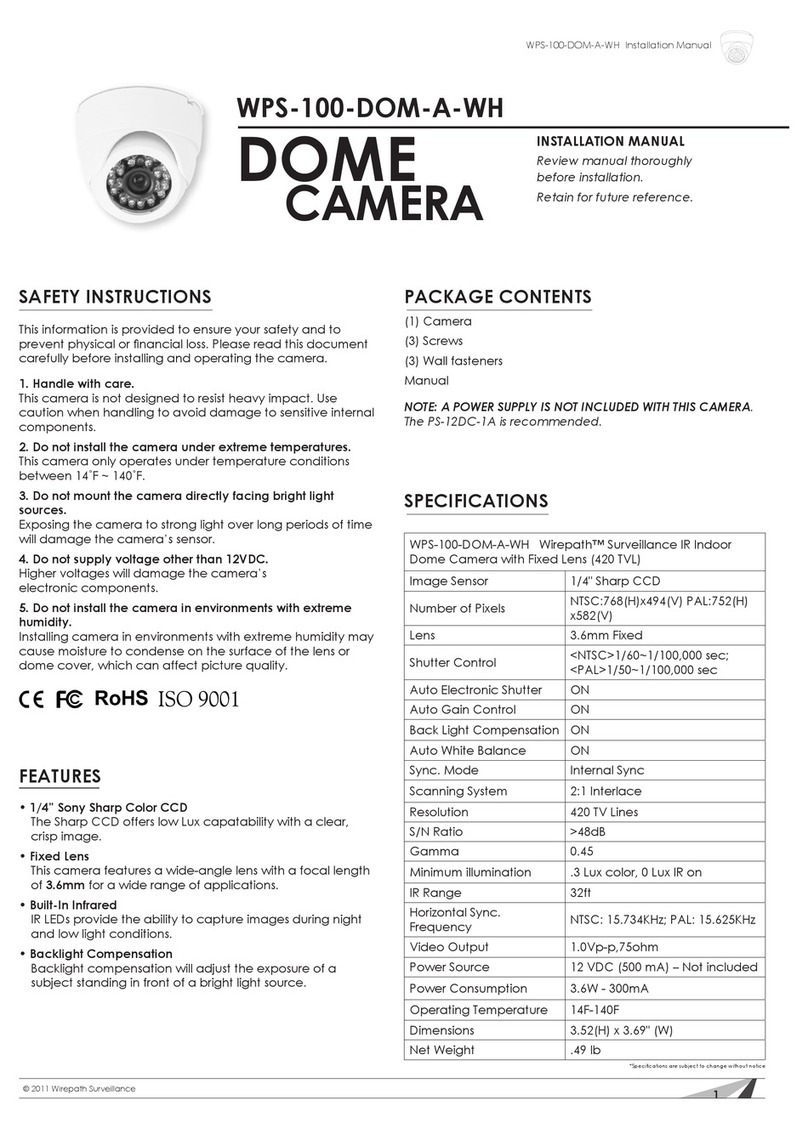 Wirepath WPS-100-DOM-A-WH User manual Wirepath WPS-100-DOM-A-WH User manual