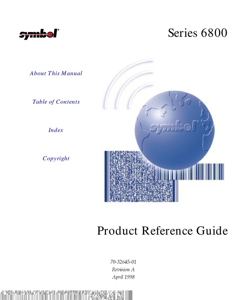 Symbol Series 6800 Product reference guide